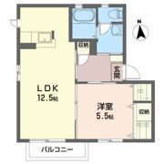 プロムナードCの間取り画像