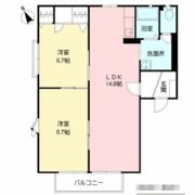 フレグランス常磐 B棟の間取り画像