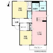 シャーメゾン茶屋の原II B棟の間取り画像