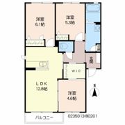 シュトラール B棟の間取り画像
