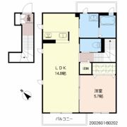 DearCourt大川中央 B棟の間取り画像