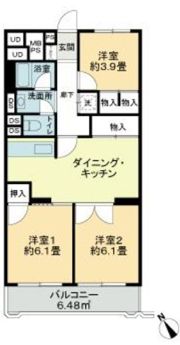 ヴェルドミール大和田の間取り画像