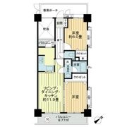 ライオンズヒルズ松戸の間取り画像