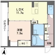 グランメールの間取り画像