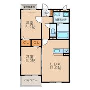 メリーパル小倉東の間取り画像