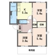 メゾンビスタの間取り画像