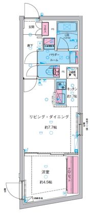 GENOVIA池袋の間取り画像