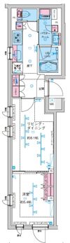 GENOVIA新大塚の間取り画像