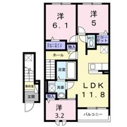 ブラウンヒルズの間取り画像