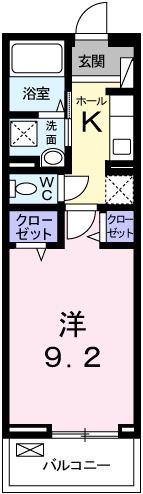 エレガンス リングの間取り画像