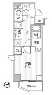 HF曳舟レジデンスの間取り画像