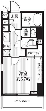 HF北四番丁レジデンスの間取り画像