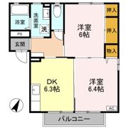 メゾンジョウエイ Bの間取り画像