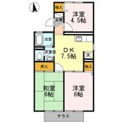 サンヒルズ西山 ABCの間取り画像