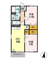 リバープレート Bの間取り画像