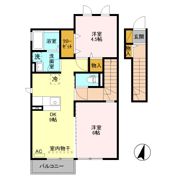 エスポワール吉田の間取り画像