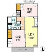 セジュールエイト Bの間取り画像