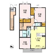ベルビュウの間取り画像