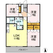 ラーバンハイツの間取り画像