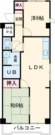 第2グリーンハイツ松縄の間取り画像