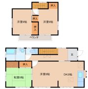 猪子町戸建の間取り画像