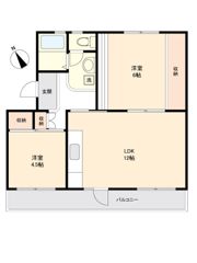 高津団地5街区19棟の間取り画像