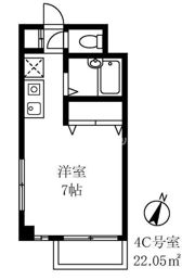 ステラ東門前の間取り画像