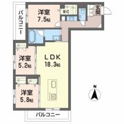 ウィステリア・ステージ真栄の間取り画像