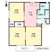 ウェストフィールド大保 C棟の間取り画像