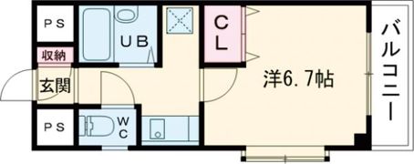 ベルゲンハイツ明石の間取り画像