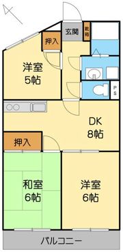 第2すくねハイツの間取り画像