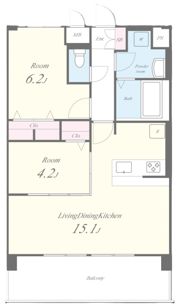 ALUNA箱崎の間取り画像