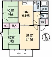 マナハイツ A棟の間取り画像