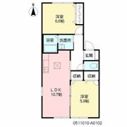 ウェルカム小郡 A棟の間取り画像