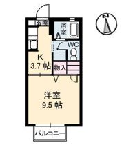 インペリアル B棟の間取り画像