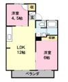 スカイハイツ高橋Ⅲの間取り画像