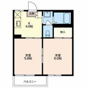 コーポヤコウ?Aの間取り画像