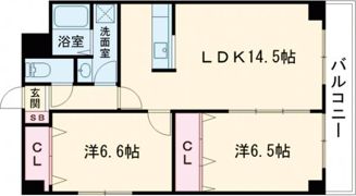 ベルメゾン11番館の間取り画像