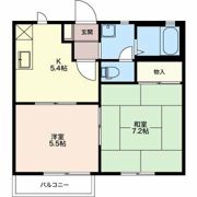 コーポアリス Bの間取り画像