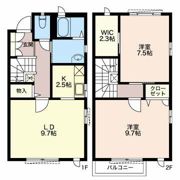 パルモK?Cの間取り画像