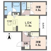 シャーメゾン大晶の間取り画像