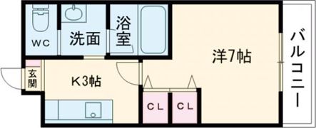 カーサ大塚2NDの間取り画像