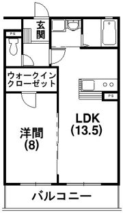 サンライズ布橋の間取り画像