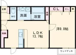 レジデンス宝町の間取り画像