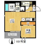 GRANDTIC 雅・堺東の間取り画像