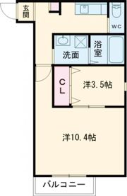 ブラン荒井B棟の間取り画像