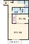 ブラン荒井B棟の間取り画像