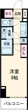 プロシード新安城の間取り画像