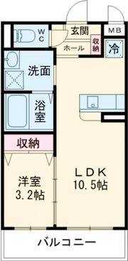 アンジューⅨの間取り画像