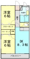 グリーンパルの間取り画像